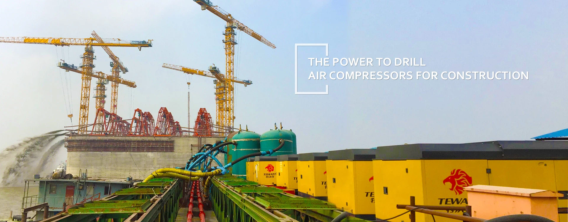 air compressor for construction
