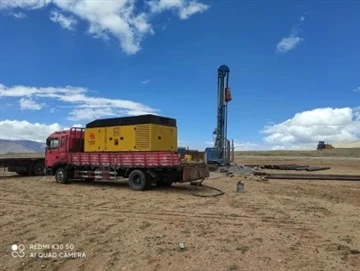 Compressore d'aria nel caso di perforazione del pozzo del Tibet