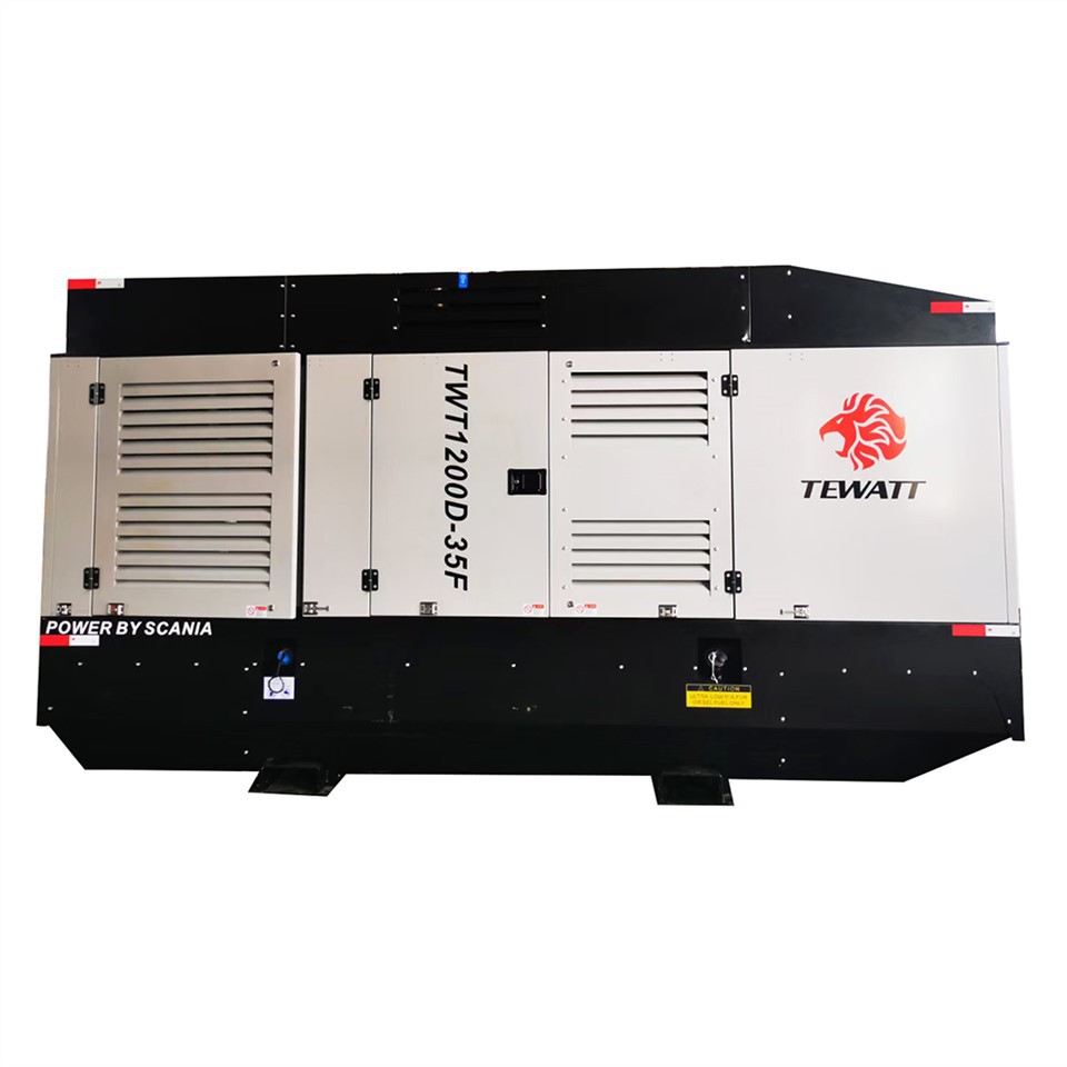 Compressore a vite diesel portatile